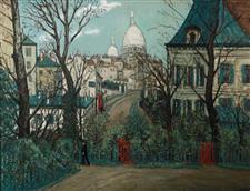 Urban landscape by 
																	Alphonse Quizet